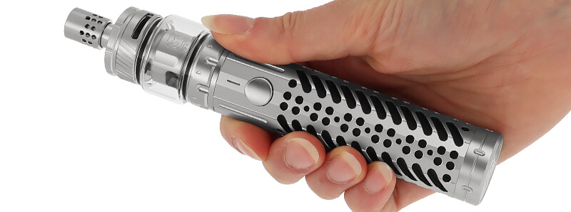 Handling of BD Vape's Blaster Gun Edition kit