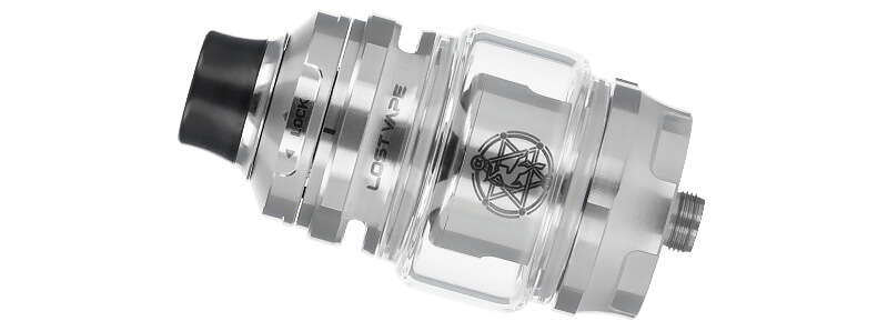 The Centaurus Sub-Ohm V2 clearomizer of Lost Vape's Centaurus BT200 kit