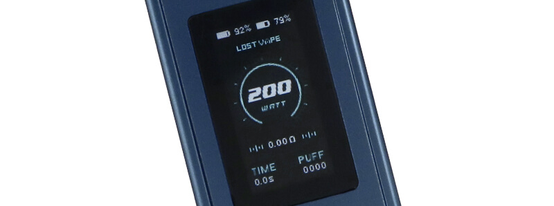L'écran TFT 0.96'' du kit Centaurus M200 par Lost Vape