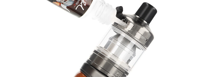 Le remplissage top-fill du clearomiseur Zenith NEX de Innokin