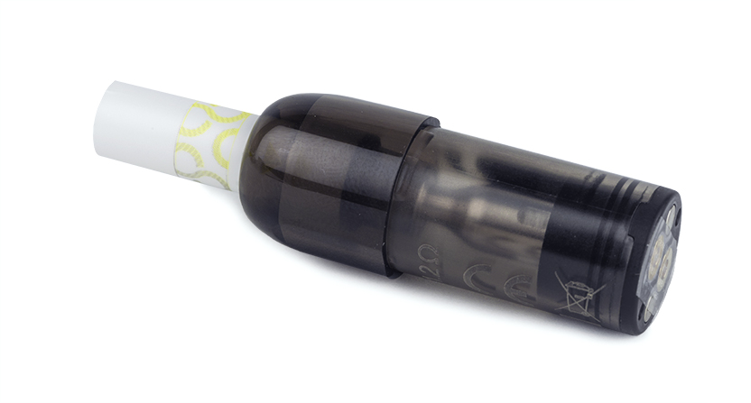 Le drip tip filtre sur la cartouche Doric Galaxy par Voopoo