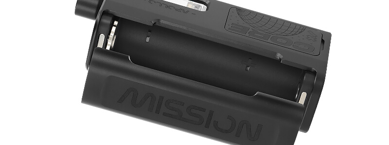 The 18650 single battery compartment of Dotmod and Mission XV's DotApollo kit