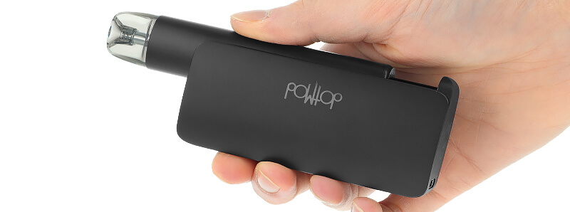 The magnetic connection between the podmod and the PowerBank with Dotmod's Dotpod Go podmod