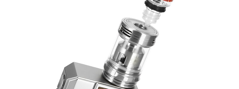 The filling of UFORCE-L clearomizer of Voopoo's Drag 4 kit