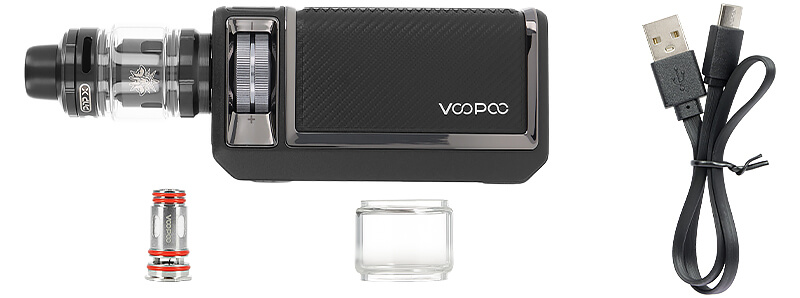 Le contenu de la boîte du kit Drag 6 par Voopoo