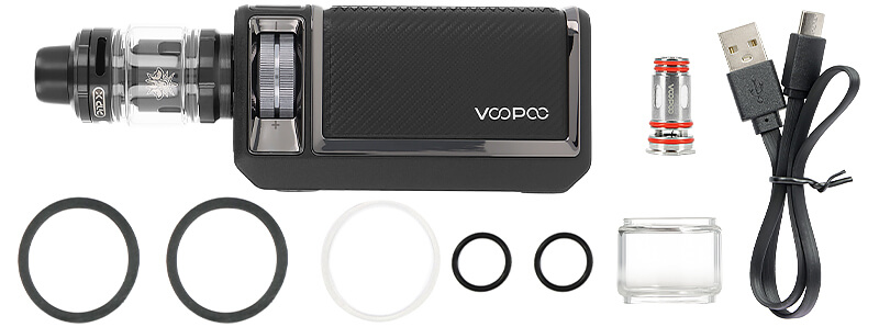 Box contents of Voopoo's Drag 6 kit