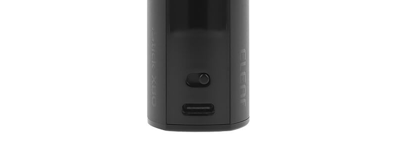 Le port USB-C du kit iStick X80 par Eleaf