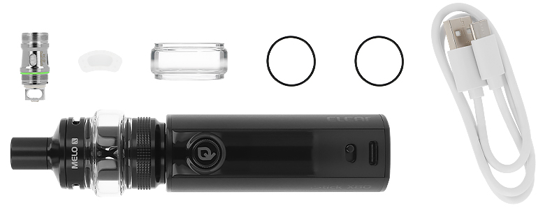 Le contenu de la boîte du kit iStick X80 par Eleaf