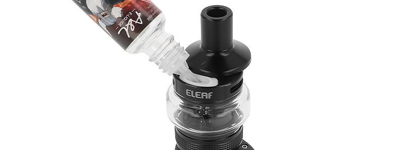 Le remplissage du clearomiseur Melo X du kit iStick XC100 de chez Eleaf
