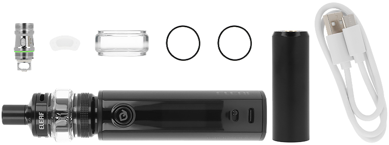 Le contenu de la boîte du kit iStick XC100 par Eleaf