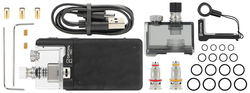 Box contents of LVE's Orion II Pro +RBA podmod kit