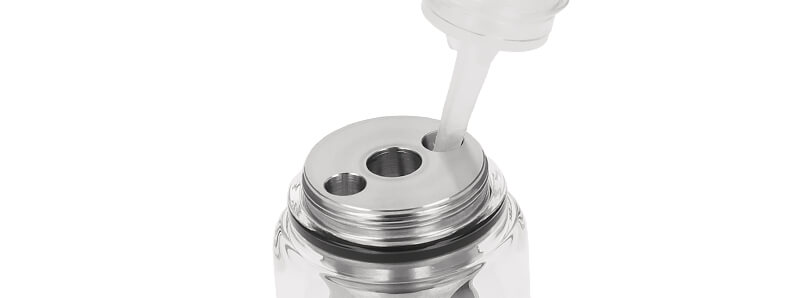 Le remplissage du clearomiseur UB Mini sur le kit Thelema Go de Lost Vape