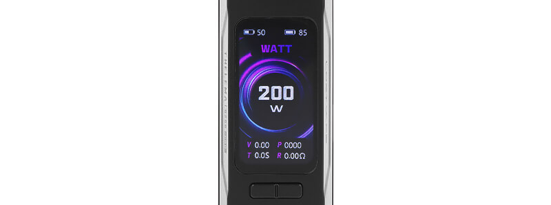 L'écran du kit Thelema Q200 Pro par Lost Vape