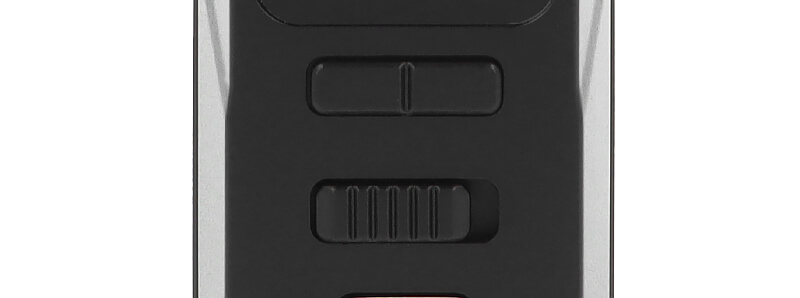 Le bouton ON/OFF du kit Thelema Q200 Pro par Lost Vape