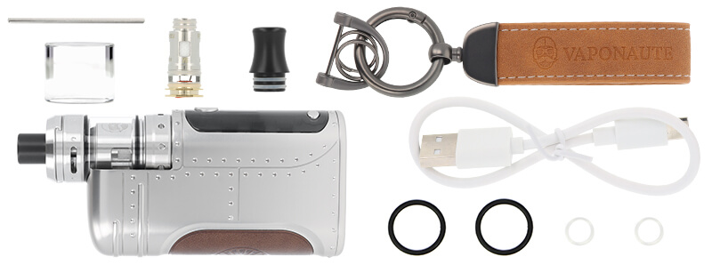 Le contenu de la boîte du kit VB26 par Vaponaute