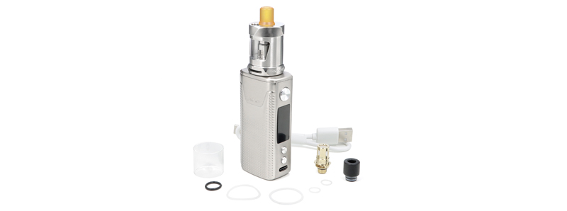 Contents of the box of the LiMAX kit by Innokin