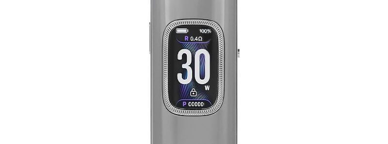 The screen of Voopoo's Argus G3 podmod