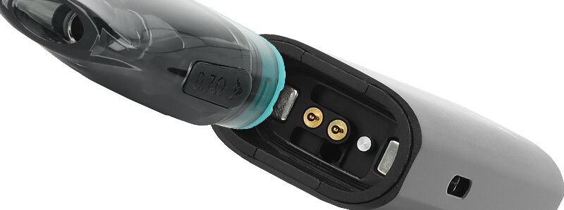 La connexion aimantée entre la cartouche Argus Top-Fill V2 et le pod Argus Klyc de chez Voopoo