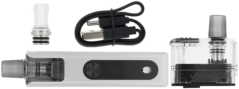 Box contents of Voopoo's Doric Go podmod