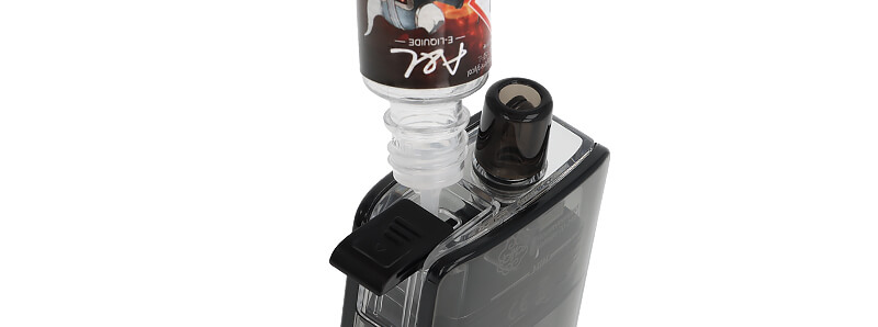 Le remplissage de la cartouche du pod DotPod Max Lite par Dotmod