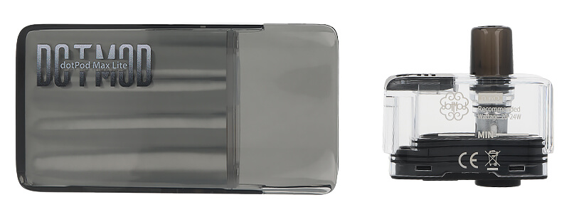 Le contenu de la boîte du pod DotPod Max Lite de Dotmod