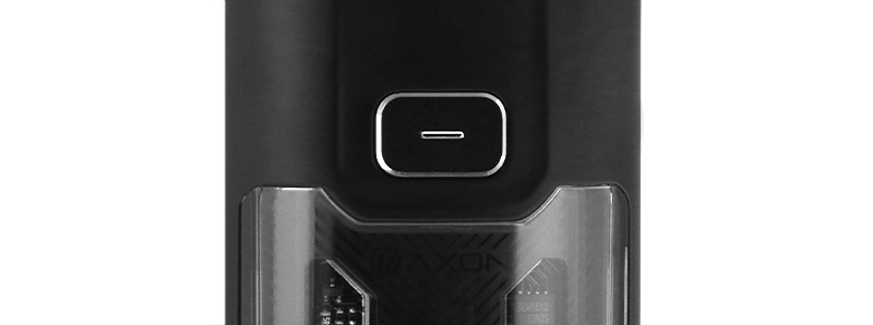 The power button of Vaporesso's Luxe XR Max pod