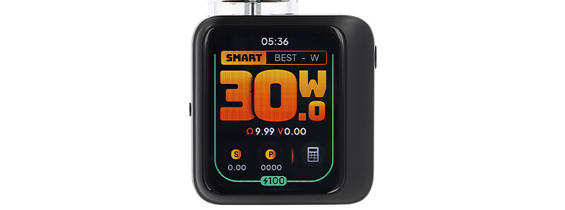 The screen of Aspire's Pixo Ultra podmod