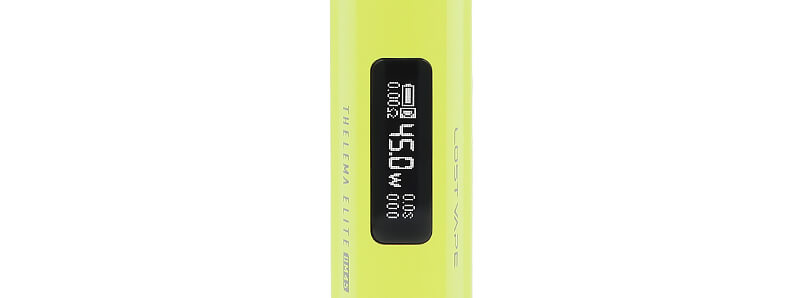 L'écran OLED du pod Thelema Elite DM45 par Lost Vape