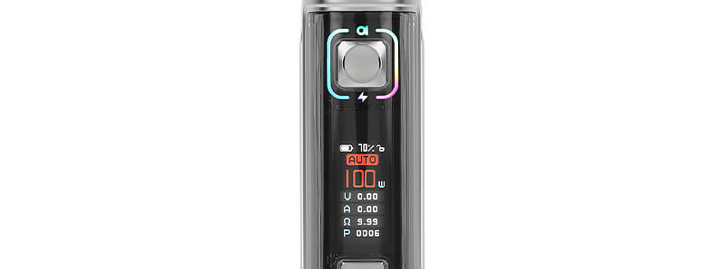 The screen of Aspire's Veynom LX podmod