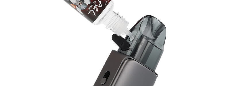 The filling of the Vinci E cartridge on Voopoo's Vinci E80 podmod