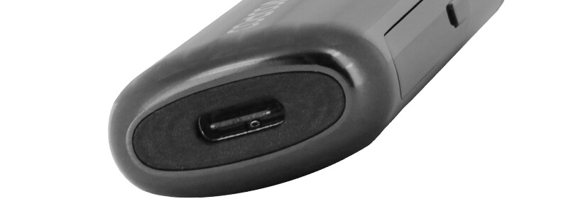 Le port USB-C du pod VMate Pro par Voopoo