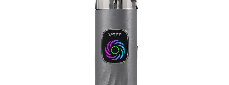 The color screen of Hellvape's Vsee One podmod