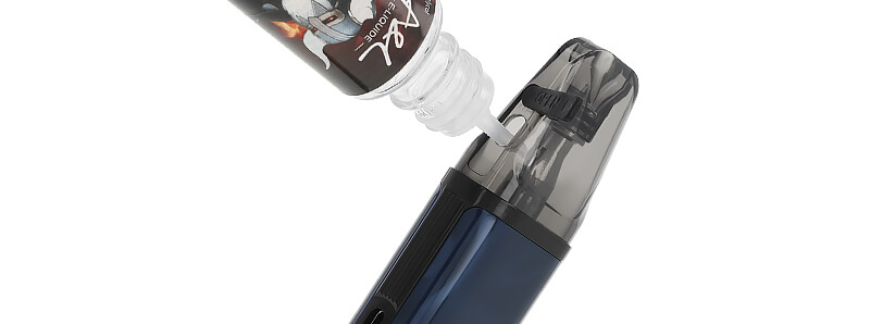 Le remplissage de la cartouche du pod XLIM Go 2 par OXVA