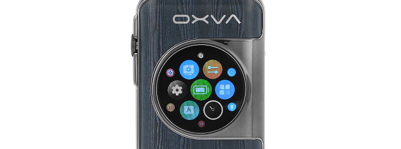 Le menu de l'écran tactile du pod XLIM SQ Pro 2 de chez OXVA