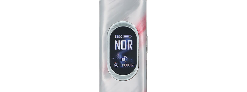 The screen of Vaporesso's XROS 6 podmod