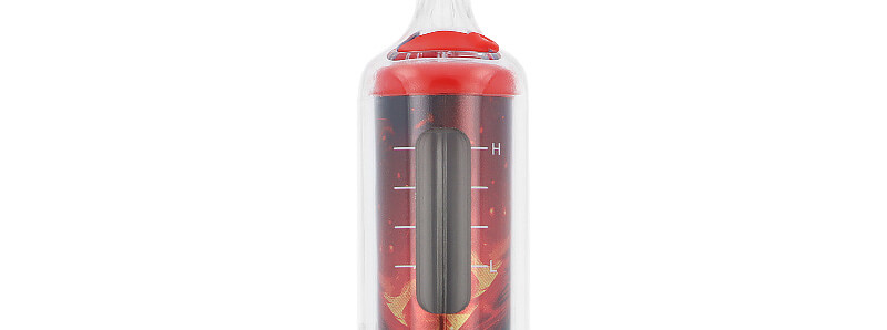 La fenêtre transparente de la puff rechargeable Falcon-X Plus de JNR