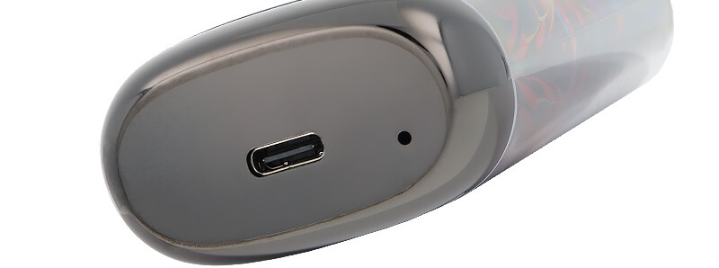 Le port USB-C de la puff rechargeable Falcon-X Plus par JNR