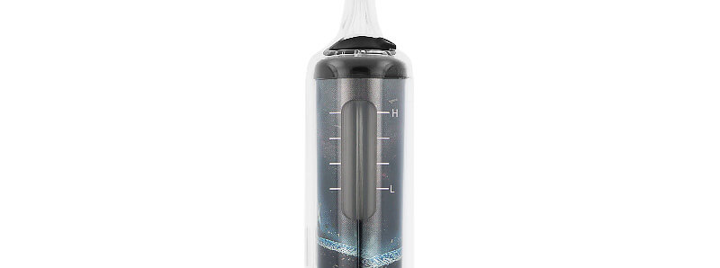 La fenêtre transparente de la puff rechargeable Falcon-X Plus de JNR