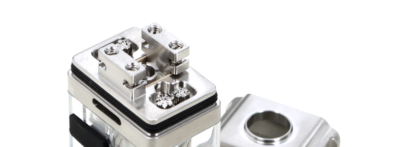 Le plateau reconstructible, en simple coil, du kit Stubby AIO 21700 par Suicide Mods