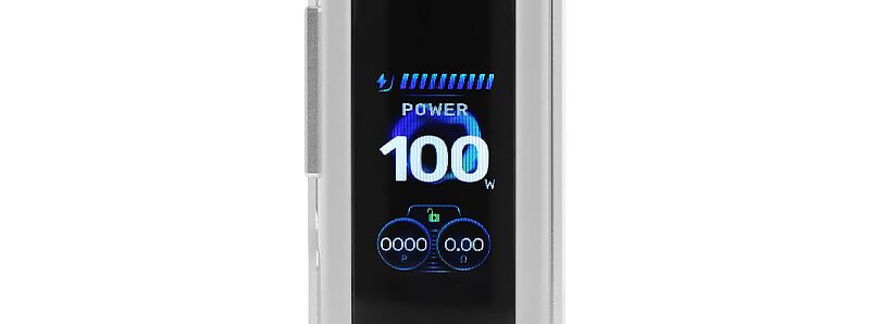 L'écran de la box Aegis Solo 5 par Geekvape