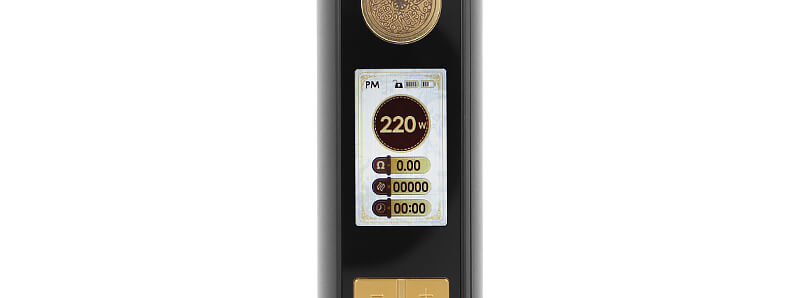 L'écran de la box Dotbox 220W V2 par Dotmod