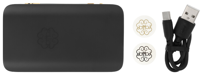 Le contenu de la boîte de la box Dotbox 220W V2 par Dotmod