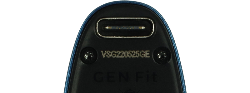 The USB-C charge port of Vaporesso's Gen Fit mod