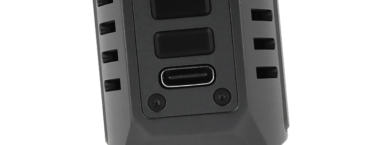 The USB-C port of the Odin V2 Mini mod