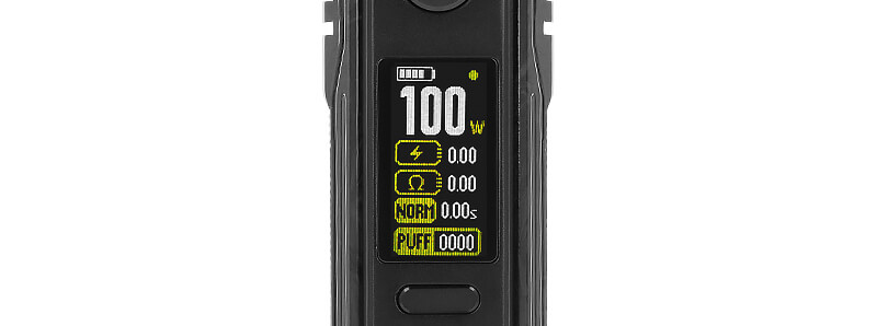 L'écran OLED 0.96'' de la box Rayden 100 V2 Limited Edition de BD Vape