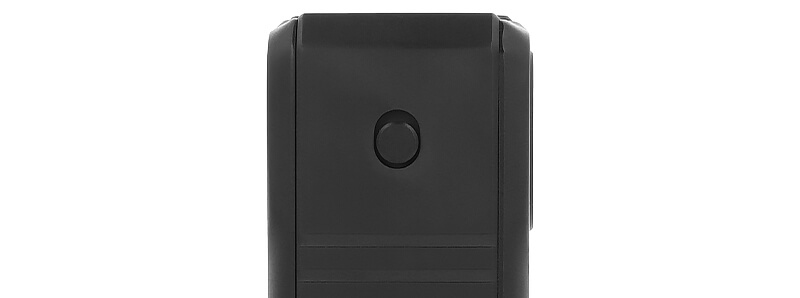 The ON/OFF button of BD Vape's Rayden 220 mod