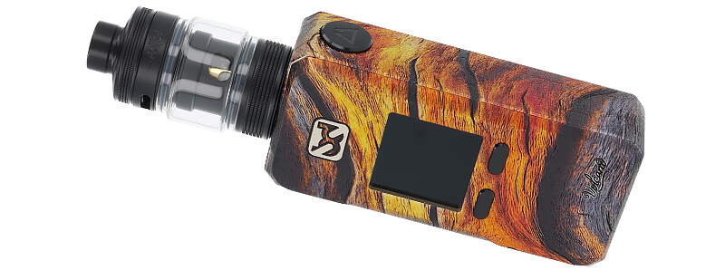 La box Rayden 220 Volcano Rare Edition avec le clearomiseur DotTank Max V2 de Dotmod