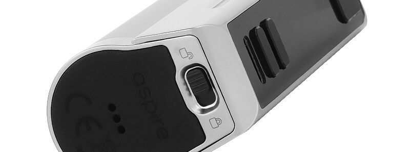 Le bouton de verrouillage de la box Zelos M80 de chez Aspire