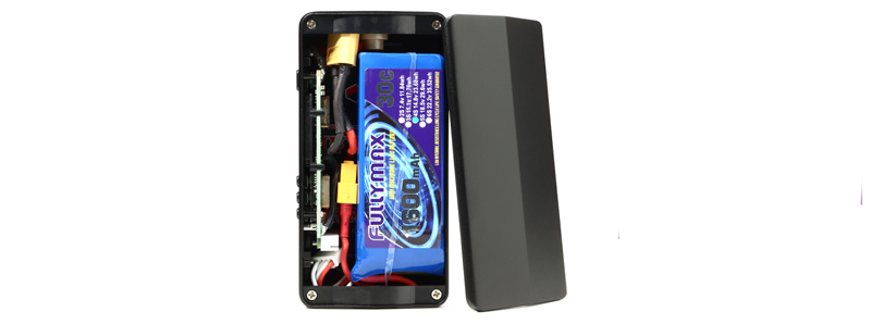 La batterie Lipo 4S de la box Hadron Pro DNA250C par Steam Crave