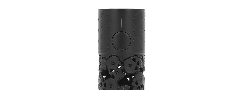 The switch of BD Vape's Blaster Skull Edition mod